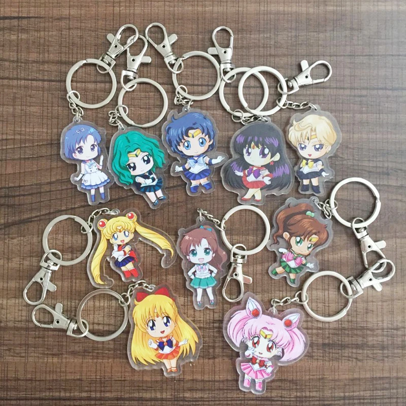 Cosplay Props 17 Styles Anime Sailor Moon Keychain Acrylic Car Keyring Girls Accessory Chibiusa
Cosplay Props 17 Styles Anime Sailor Moon Keychain Acrylic Car Keyring Girls Accessory Chibiusa