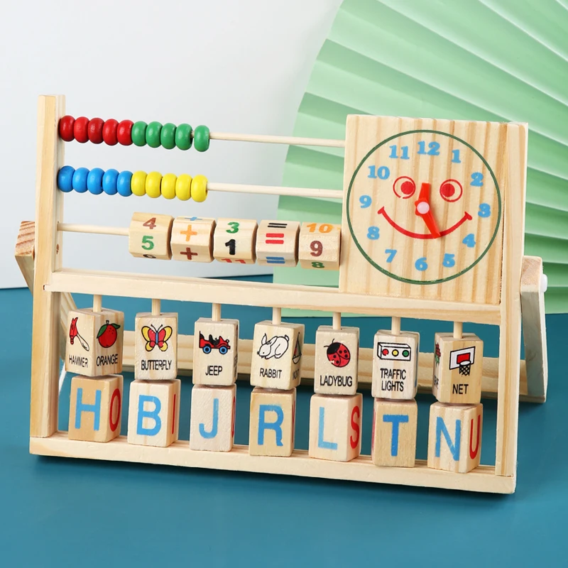 Early learning education wooden abacus Multi-purpose computational frames toddler educational toy Children abacus math toys gift
Early learning education wooden abacus Multi-purpose computational frames toddler educational toy Children abacus math toys gift
