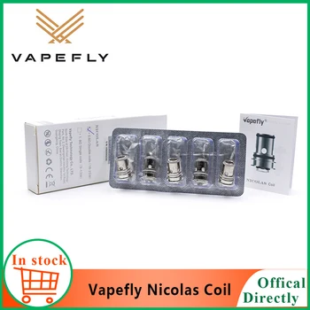10/15pcs original Vapefly Nicolas Replacement Coil for vapefly nicolas tank 0.6ohm 1.8ohm Resistance MTL flavor tank
10/15pcs original Vapefly Nicolas Replacement Coil for vapefly nicolas tank 0.6ohm 1.8ohm Resistance MTL flavor tank