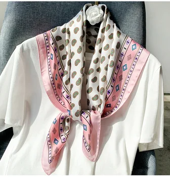 70*70cm New Women Silk Small Square Scarf Female Cashew Print Scarves Headband Wrist Wrap Foulard Femme Business Scarf Bandana
70*70cm New Women Silk Small Square Scarf Female Cashew Print Scarves Headband Wrist Wrap Foulard Femme Business Scarf Bandana