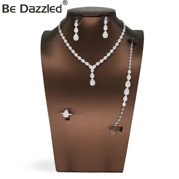 Bedazled Jewelry Best Gift for Women New arrival Copper Cubic Zirconia Jewelry Sets Wedding Accessories Bridal Jewelry Sets
Bedazled Jewelry Best Gift for Women New arrival Copper Cubic Zirconia Jewelry Sets Wedding Accessories Bridal Jewelry Sets