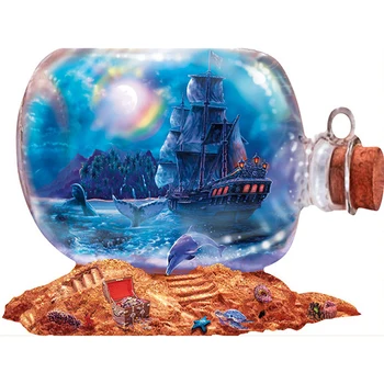 Daimond DIY 5D Diamond Painting "Drift Bottle Pirate ship" Full Drill Square/Round Mosaic Embroidery Cross Stitch Home Decor
Daimond DIY 5D Diamond Painting "Drift Bottle Pirate ship" Full Drill Square/Round Mosaic Embroidery Cross Stitch Home Decor