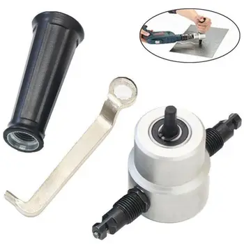Metal Cutter Double Head Sheet Nibbler Saw Cutter Tool Drill Attachment Free Cutting Tool Nibbler Sheet Metal Cut
Metal Cutter Double Head Sheet Nibbler Saw Cutter Tool Drill Attachment Free Cutting Tool Nibbler Sheet Metal Cut