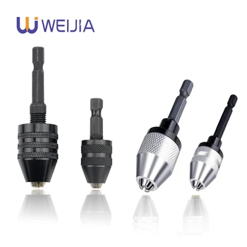Hex Shank Keyless Drill Chuck 0.3mm-3.6mm 0.6mm-6.5 Mm Clamping Range Driver Tool Accessories Easily Into The Power Drill Driver
Hex Shank Keyless Drill Chuck 0.3mm-3.6mm 0.6mm-6.5 Mm Clamping Range Driver Tool Accessories Easily Into The Power Drill Driver