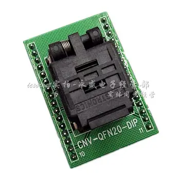 20QN65TS15050 IC Test Socket QFN20-DIP Programmer QFN20P 0.65mm Pitch IC body size 5x5mm Burn in Socket
20QN65TS15050 IC Test Socket QFN20-DIP Programmer QFN20P 0.65mm Pitch IC body size 5x5mm Burn in Socket