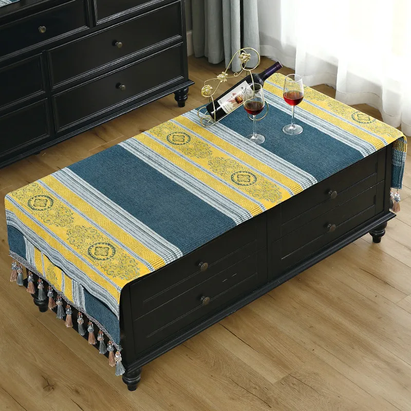 Multifunction Luxury Table Cloth Cover Blue Red Patchwork Tea Tablecloth Tapete Tassel Pocket Toalha De Mesa Desk Dust Cloth
Multifunction Luxury Table Cloth Cover Blue Red Patchwork Tea Tablecloth Tapete Tassel Pocket Toalha De Mesa Desk Dust Cloth