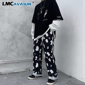 Black Print White Graffiti Pocket Pants Women Casual Loose Chic Street Hiphop Long Pants Rock Harajuku wide leg pants trousers
Black Print White Graffiti Pocket Pants Women Casual Loose Chic Street Hiphop Long Pants Rock Harajuku wide leg pants trousers