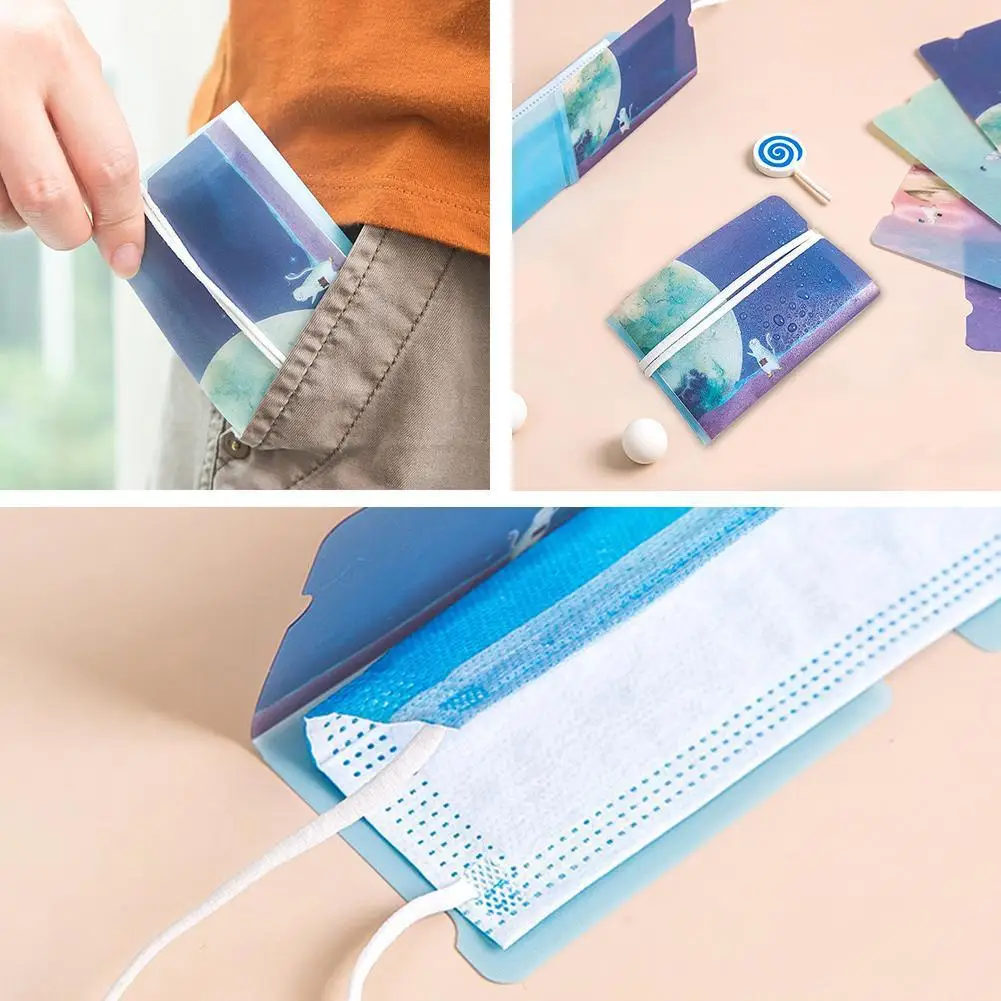 Cute Cartoon 10pcs Portable Dustproof Disposable Mask Waterproof Foldable Clip Face Box Mask Cover Temporary Storage Organi S1D5
Cute Cartoon 10pcs Portable Dustproof Disposable Mask Waterproof Foldable Clip Face Box Mask Cover Temporary Storage Organi S1D5