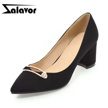 ZALAVOR Women Pumps Suede Leather Pointed Toe Spring Hot Sale Pumps Party Office Ladies Classics Shoes Woman Footwear Size 34-43 
ZALAVOR Women Pumps Suede Leather Pointed Toe Spring Hot Sale Pumps Party Office Ladies Classics Shoes Woman Footwear Size 34-43