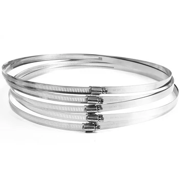 2Pcs Large Hose Clamp for Pipeline Big Size Hose Clamp Circular Pipe Clamp Air Clips Water Tube Fasteners Car Fuel Hose Clamps
2Pcs Large Hose Clamp for Pipeline Big Size Hose Clamp Circular Pipe Clamp Air Clips Water Tube Fasteners Car Fuel Hose Clamps