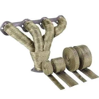 Hot Exhaust Heat Wrap Shield Protector Tan Fireproof Insulating Tape Cloth Roller Kit For Car Motorcycle 
Hot Exhaust Heat Wrap Shield Protector Tan Fireproof Insulating Tape Cloth Roller Kit For Car Motorcycle