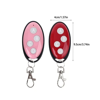 DC 12V 24V Wireless Remote Control Switch &Egg-shaped four-button copy remote control System Receiver Transmitter 433MHz
DC 12V 24V Wireless Remote Control Switch &Egg-shaped four-button copy remote control System Receiver Transmitter 433MHz