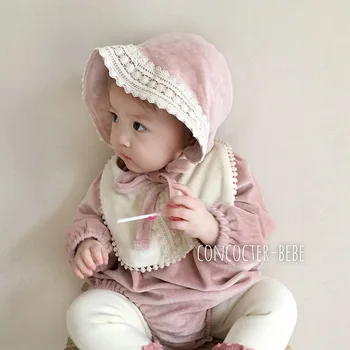 Royal style girls lace romper long sleeve infant kids bodysuit toddler baby velvet jumpsuit removeable tassle collar children
Royal style girls lace romper long sleeve infant kids bodysuit toddler baby velvet jumpsuit removeable tassle collar children