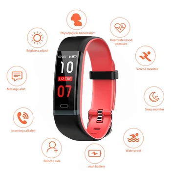 Popular Smart Watch 0.96 Inch Color Screen Heart Rate Sleep Monitoring Calorie Pedometer Call Message Reminder Smart Watch 2020 
Popular Smart Watch 0.96 Inch Color Screen Heart Rate Sleep Monitoring Calorie Pedometer Call Message Reminder Smart Watch 2020