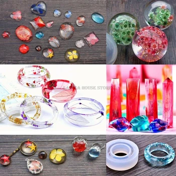 Silicone Mold For Resin Silicone UV Resin DIY Clay Epoxy Resin Casting Molds And Tools Set Without Sequins Household Decorations
Silicone Mold For Resin Silicone UV Resin DIY Clay Epoxy Resin Casting Molds And Tools Set Without Sequins Household Decorations