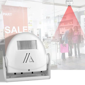 Wireless Door Bell visitor Customer Ding-dong Door Chime Welcome Device Anti-theft Alarm Infrared Motion Sensor TXTB1
Wireless Door Bell visitor Customer Ding-dong Door Chime Welcome Device Anti-theft Alarm Infrared Motion Sensor TXTB1