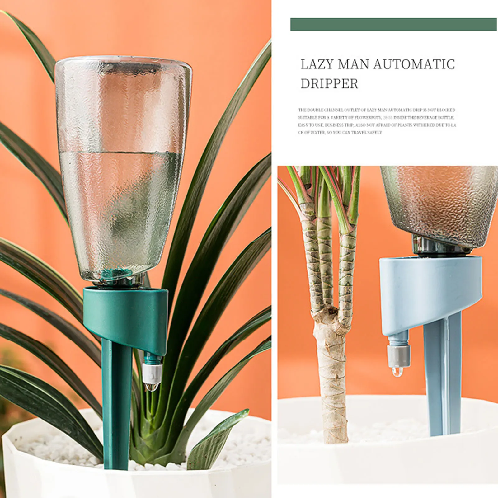 Watering Devices Plant Waterer For Indoor Houseplant Flower Garden Sprinkler 3PCS PP Blue Adjustable Timed Drip Irrigation
Watering Devices Plant Waterer For Indoor Houseplant Flower Garden Sprinkler 3PCS PP Blue Adjustable Timed Drip Irrigation