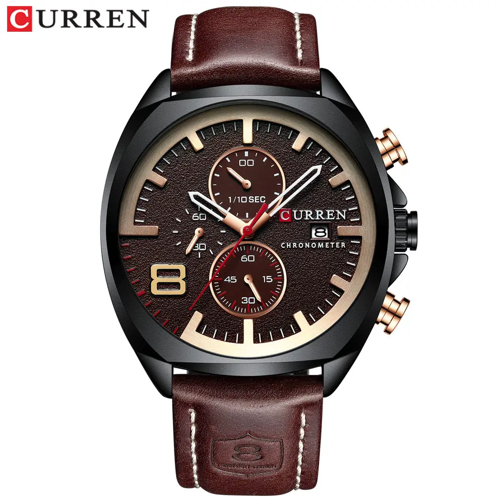 Men's Watch CURREN 2019 Fashion&Casual Sport Analog Quartz Waterproof Display Date Chronograph Military Wrist Watches Male Clock
Men's Watch CURREN 2019 Fashion&Casual Sport Analog Quartz Waterproof Display Date Chronograph Military Wrist Watches Male Clock