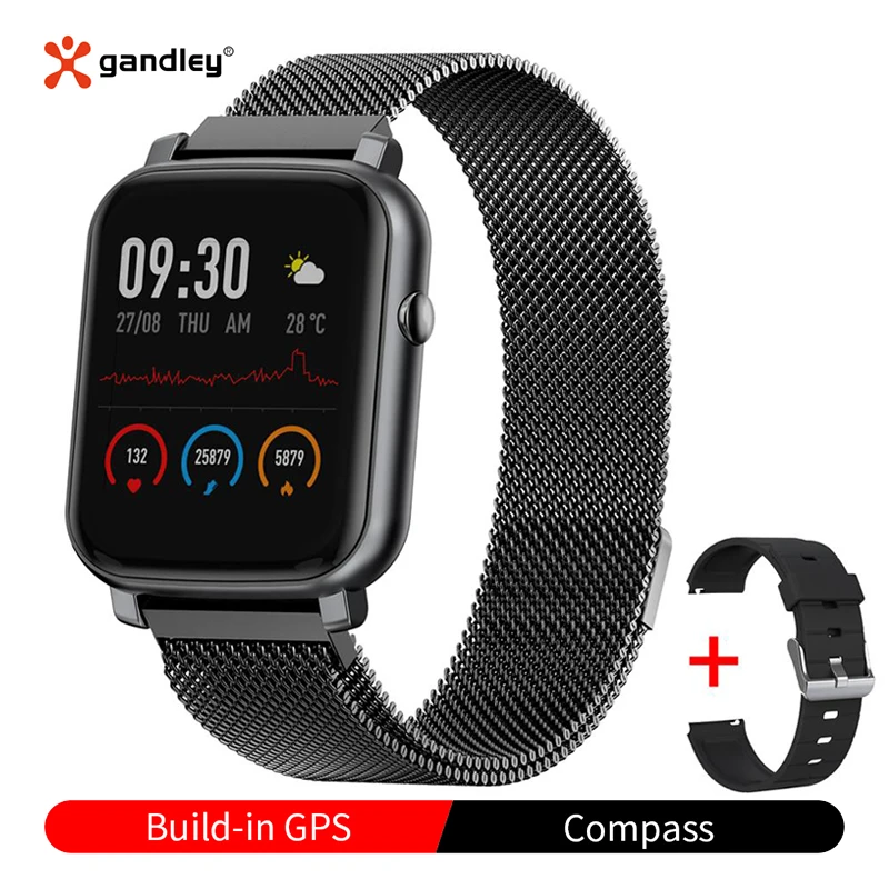 Gandley F1 Smart Watch Bluetooth Men Activity Fitness Tracker For Android iOS Smartphone Message Reminder IP68 Waterproof Watch
Gandley F1 Smart Watch Bluetooth Men Activity Fitness Tracker For Android iOS Smartphone Message Reminder IP68 Waterproof Watch
