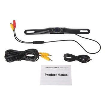 1 Set New Metal IR 8 LED Night Vision Car License Plate Rear view Reverse Backup Camera Car Accessories
1 Set New Metal IR 8 LED Night Vision Car License Plate Rear view Reverse Backup Camera Car Accessories