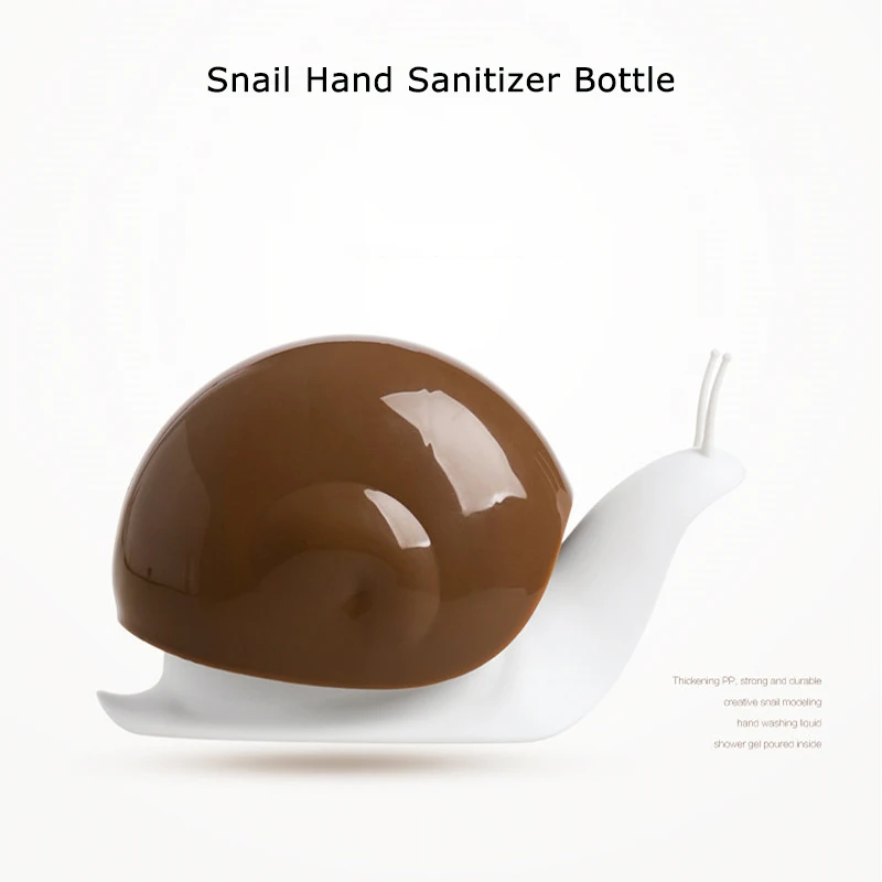 120ml Snail Hand Sanitizer Bottles Cute Snail Pattern Portable Press Shampoo Liquid Soap Dispenser Bottles Bathroom Accessories
120ml Snail Hand Sanitizer Bottles Cute Snail Pattern Portable Press Shampoo Liquid Soap Dispenser Bottles Bathroom Accessories