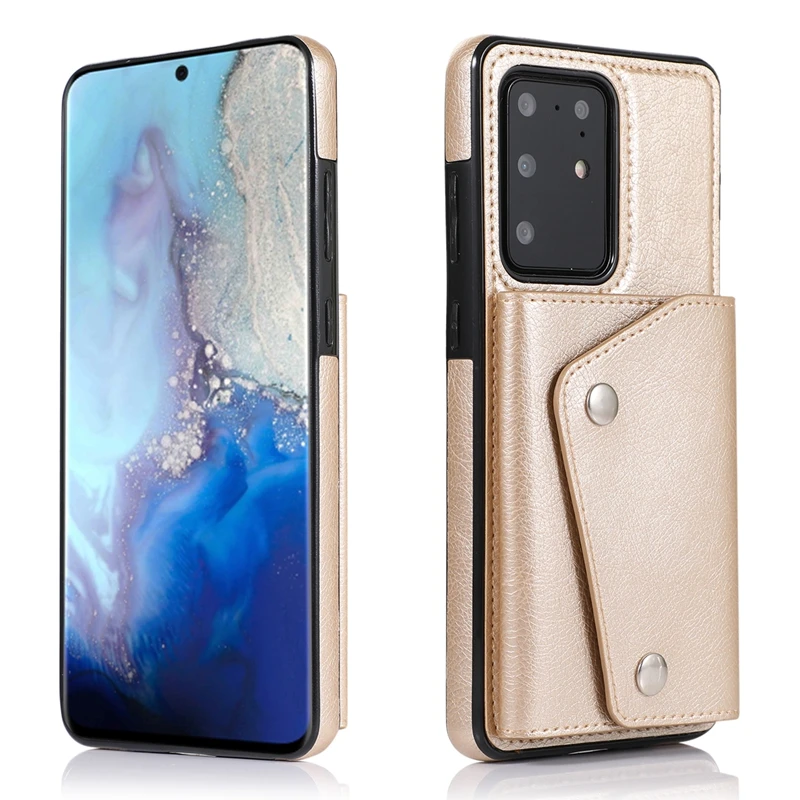 Чехол-подставка для телефона Samsung S20 Plus S8 S9 S10 Note 10 чехол-книжка из искусственной