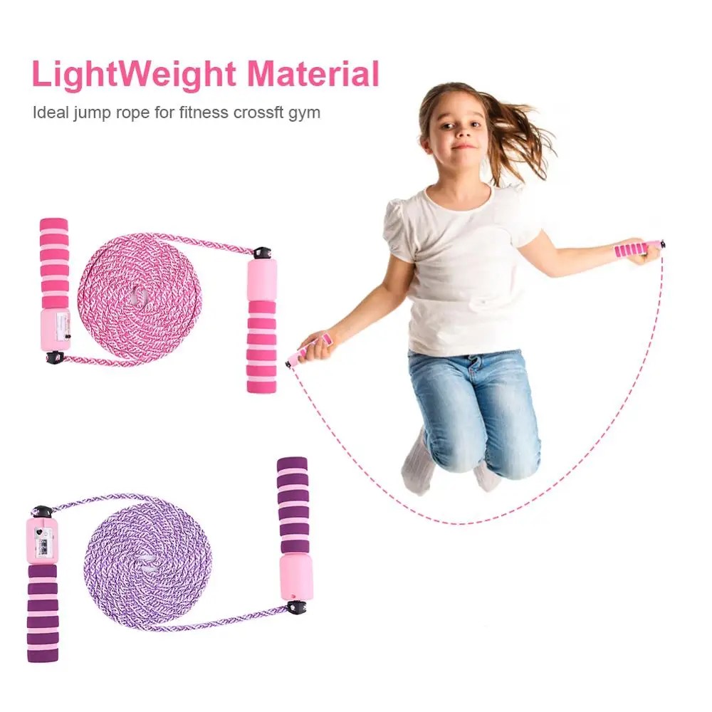 Adjustable Fast Speed Counting Jump Skip Rope Crossfit Exercise Fast Speed Counting Jump Skip Rope Skipping Wire Calories 2.6m
Adjustable Fast Speed Counting Jump Skip Rope Crossfit Exercise Fast Speed Counting Jump Skip Rope Skipping Wire Calories 2.6m