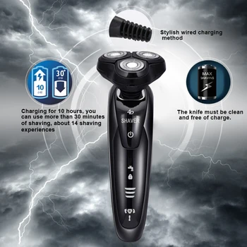 Electric Shaver Razor Beard Nose Trimmer Trimer Shaving Machine for Men Barbeador Rechargeable Washable Wet Dry Waterproof
Electric Shaver Razor Beard Nose Trimmer Trimer Shaving Machine for Men Barbeador Rechargeable Washable Wet Dry Waterproof