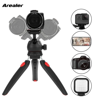 Andoer Tabletop Phone Camera Tripod Ball Head Foldable with 1/4" Mounting Screw for DSLR/Mirrorless Cameras DV LED Video Light
Andoer Tabletop Phone Camera Tripod Ball Head Foldable with 1/4" Mounting Screw for DSLR/Mirrorless Cameras DV LED Video Light