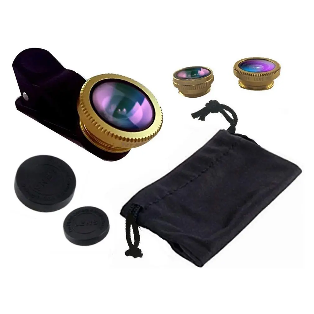 3 in 1 Fish Eye+Wide Angle+Macro Clip On Camera Lens Set for Mobile Phone Tablet Phone Camera Accessories
3 in 1 Fish Eye+Wide Angle+Macro Clip On Camera Lens Set for Mobile Phone Tablet Phone Camera Accessories