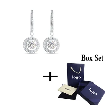 2020 SWA New SPARKLING DANCE Pierced Earrings Vibrant Crystal Round Women's Birthday Gift Romance Jewelry Stud Earrings
2020 SWA New SPARKLING DANCE Pierced Earrings Vibrant Crystal Round Women's Birthday Gift Romance Jewelry Stud Earrings