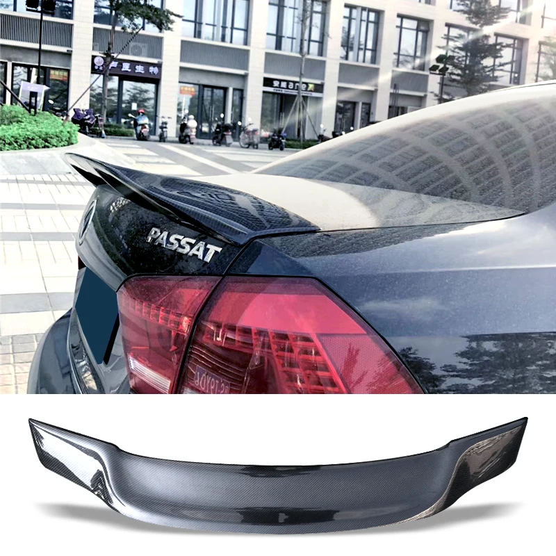 Car Trunk Spoiler Carbon Fiber FRP Auto Rear Trunk Wing R Style Refit Accessories Spoiler For Volkswagen VW Passat B7 2011-2015 
Car Trunk Spoiler Carbon Fiber FRP Auto Rear Trunk Wing R Style Refit Accessories Spoiler For Volkswagen VW Passat B7 2011-2015