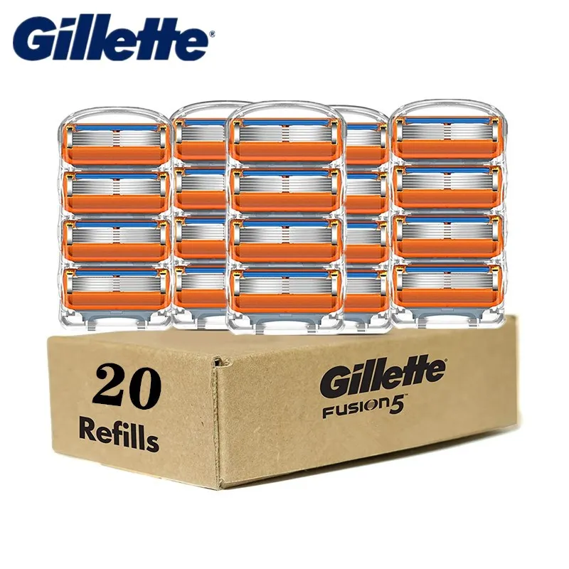 20pcs Gillette Shaving Blades Gillette Fusion 5 Replaceable Cassettes Removable Fusion5 Men Razor Blade with Precision Trimmer
20pcs Gillette Shaving Blades Gillette Fusion 5 Replaceable Cassettes Removable Fusion5 Men Razor Blade with Precision Trimmer