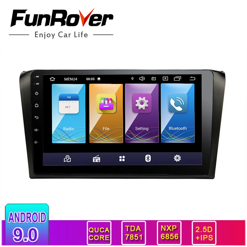 Funrover 2.5D+IPS Screen android 9.0 Car radio Multimedia player dvd For mazda 3 2004-2009 gps 2din car radio Radio Audio Player
Funrover 2.5D+IPS Screen android 9.0 Car radio Multimedia player dvd For mazda 3 2004-2009 gps 2din car radio Radio Audio Player