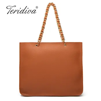 Casual Women Shoulder Bags Chain Large Capacity Tote Bag Shopping Handbag Designer Women's Purses and handbags
Casual Women Shoulder Bags Chain Large Capacity Tote Bag Shopping Handbag Designer Women's Purses and handbags