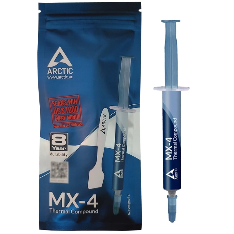 MX-4 4g processor CPU Cooler Cooling Fan Thermal Grease VGA Compound Heatsink Plaster paste
MX-4 4g processor CPU Cooler Cooling Fan Thermal Grease VGA Compound Heatsink Plaster paste