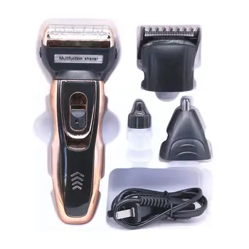 Cordless Electric Shavers Hair Clippers, Rechargeable Nose Hair trimmer for men Wet Dry Electric Shavers Men Waterproof 3 In 1
Cordless Electric Shavers Hair Clippers, Rechargeable Nose Hair trimmer for men Wet Dry Electric Shavers Men Waterproof 3 In 1