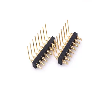 2 pcs Spring-Loaded Pogo Pin 8 Position 2.54 Grid Pitch Male Pin Right Angle 10.5mm Height Throug Holes PCB Single Row 3A 12VDC
2 pcs Spring-Loaded Pogo Pin 8 Position 2.54 Grid Pitch Male Pin Right Angle 10.5mm Height Throug Holes PCB Single Row 3A 12VDC