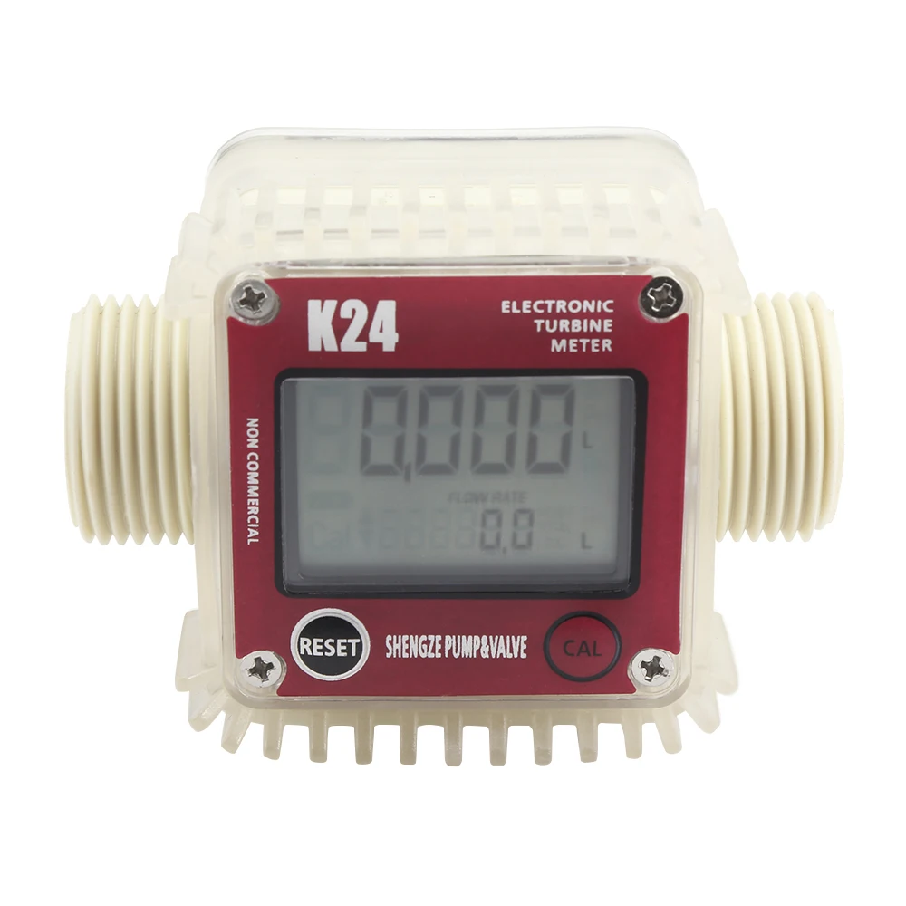 K24 Digital Turbine Flow Meter Diesel Oil Fuel Flowmeter Gauge for Measuring Chemicals Liquid Water
K24 Digital Turbine Flow Meter Diesel Oil Fuel Flowmeter Gauge for Measuring Chemicals Liquid Water