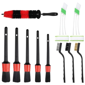 11 Pcs Auto Detailing Brush Set for Cleaning Wheels, Interior, Exterior, Easy Reach Wheel and Rim Detailing Brush Soft Bristle,C
11 Pcs Auto Detailing Brush Set for Cleaning Wheels, Interior, Exterior, Easy Reach Wheel and Rim Detailing Brush Soft Bristle,C