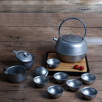 Hot Sale Keith Titanium Kung Fu Tea Set Pure Titanium Tea Tray Teapot 12-piece Tea Suit Chinese Tea Ceremony Tea Filter Kettle
Hot Sale Keith Titanium Kung Fu Tea Set Pure Titanium Tea Tray Teapot 12-piece Tea Suit Chinese Tea Ceremony Tea Filter Kettle