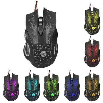 C-12 Optical USB Wired Mouse Gaming Mouse 12 Programmable 7 dpi 4 Buttons Computer Game Adjustable Mice Lights LED D0U1
C-12 Optical USB Wired Mouse Gaming Mouse 12 Programmable 7 dpi 4 Buttons Computer Game Adjustable Mice Lights LED D0U1