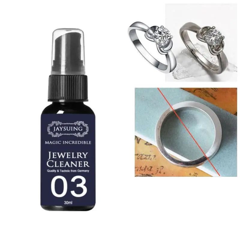 30ml Shine Jewelry Cleaner Spray Cleaning Removal Gold Silver Watch Diamond Nacklace Ring Rust Detergent Accessories Making Tool
30ml Shine Jewelry Cleaner Spray Cleaning Removal Gold Silver Watch Diamond Nacklace Ring Rust Detergent Accessories Making Tool