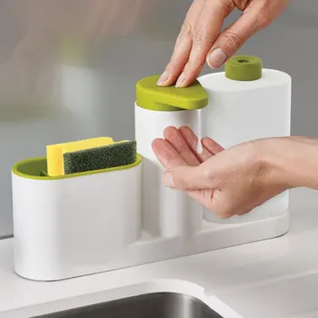 Multifunction Kitchen Hand Soap Dispenser Sink Countertop Cleaning Sponge Storage Rack Bathroom Washing Box Soap Dispenser
Multifunction Kitchen Hand Soap Dispenser Sink Countertop Cleaning Sponge Storage Rack Bathroom Washing Box Soap Dispenser