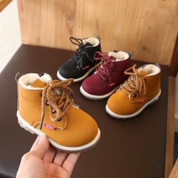 Baby Boys Lace-Up Zipper Shoes For Kids Baby Winter Anti-slip Outdoor Boot Children Casual Plus velvet Shoes Leather Boots h
Baby Boys Lace-Up Zipper Shoes For Kids Baby Winter Anti-slip Outdoor Boot Children Casual Plus velvet Shoes Leather Boots h