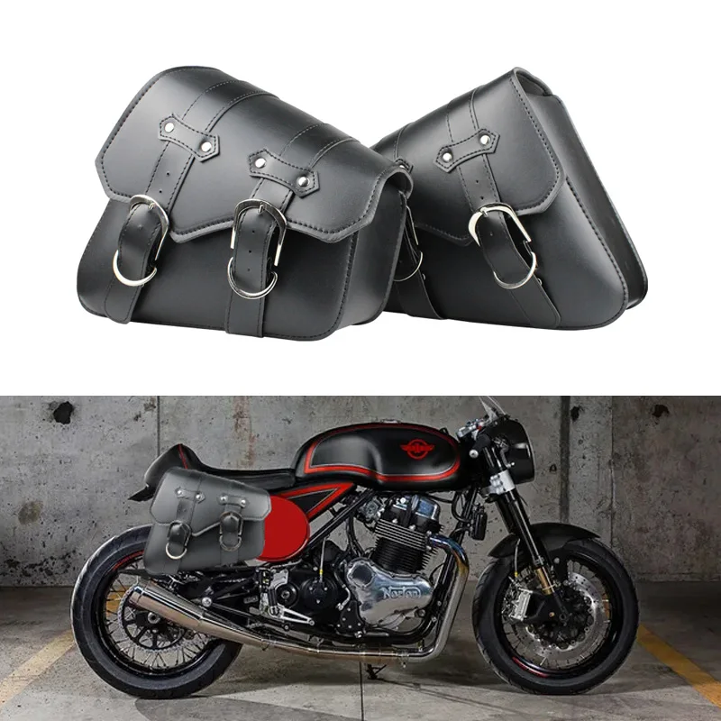 Черные мотоциклетные винтажные седельные сумки Cafe Racer, задний багажный ящик, универсальный для поплавка YAMAHA SUZUKI CB250/650/750
Черные мотоциклетные винтажные седельные сумки Cafe Racer, задний багажный ящик, универсальный для поплавка YAMAHA SUZUKI CB250/650/750
