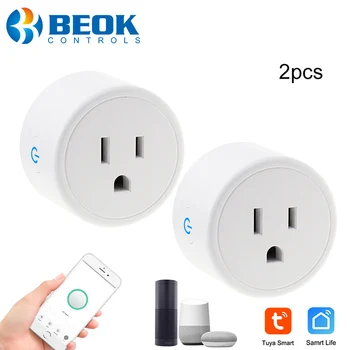 2 Pcs US Mini Socket Plug WiFi Switch Remote Outlet Adaptor Extender with Timer Tuya Smart Life Alexa Google Home 
2 Pcs US Mini Socket Plug WiFi Switch Remote Outlet Adaptor Extender with Timer Tuya Smart Life Alexa Google Home