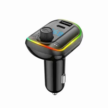 Bluetooth FM Transmitter Car MP3 Player Music Receiver Bluetooth Handsfree Calling Car Kit FM Modulator With Atmosphere Light
Bluetooth FM Transmitter Car MP3 Player Music Receiver Bluetooth Handsfree Calling Car Kit FM Modulator With Atmosphere Light