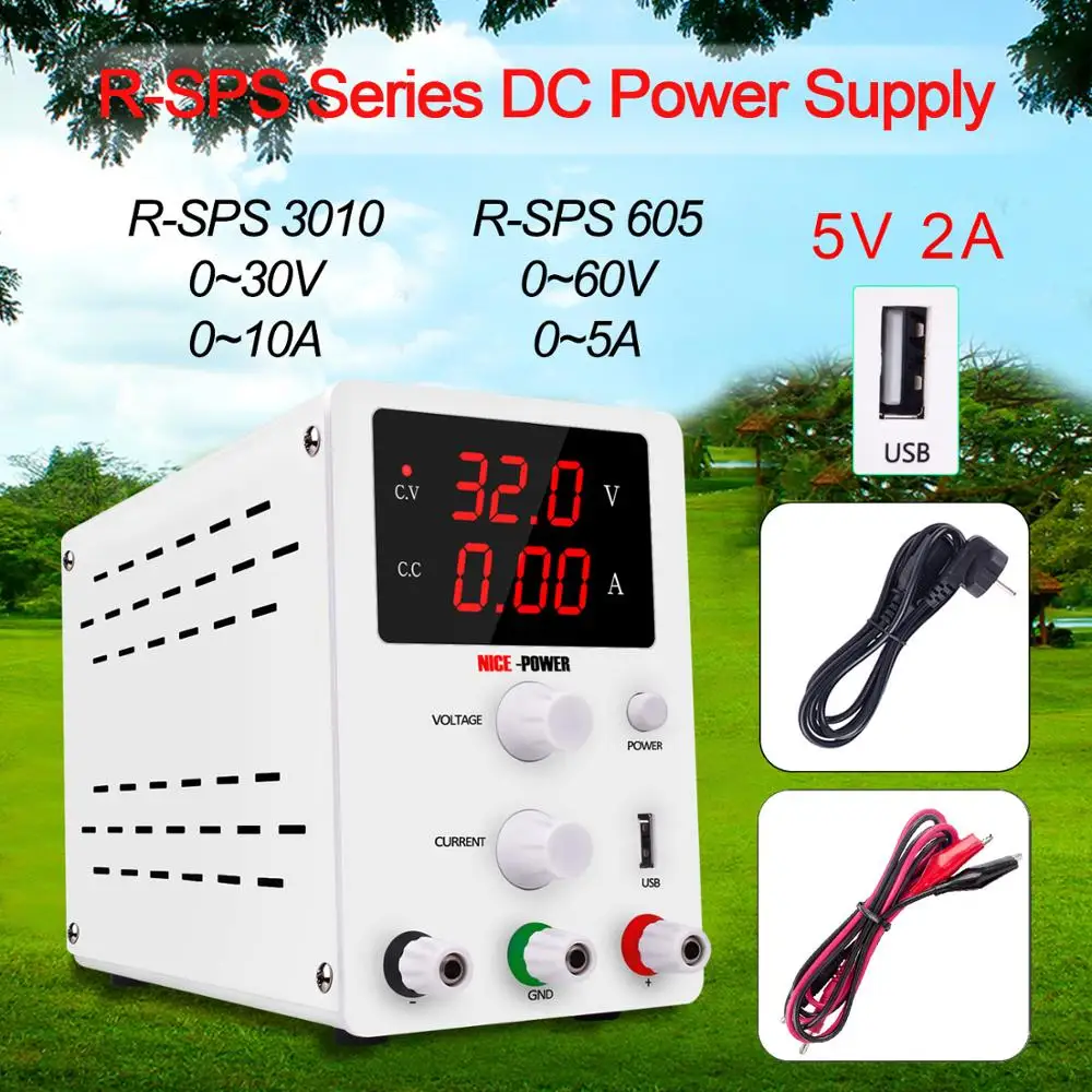 DC Switching Laboratory Power Supply Lab Adjustable Bench Source Digital Voltage And Current Regulator 30 V 10A Switch Powers
DC Switching Laboratory Power Supply Lab Adjustable Bench Source Digital Voltage And Current Regulator 30 V 10A Switch Powers