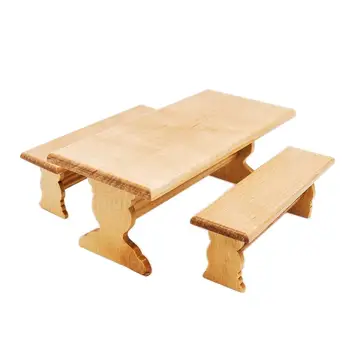 Odoria 1:12 Miniature Wooden Long Dining Table and 2 Bench Set Dollhouse Furniture Accessories for Diningroom Garden Outdoor
Odoria 1:12 Miniature Wooden Long Dining Table and 2 Bench Set Dollhouse Furniture Accessories for Diningroom Garden Outdoor